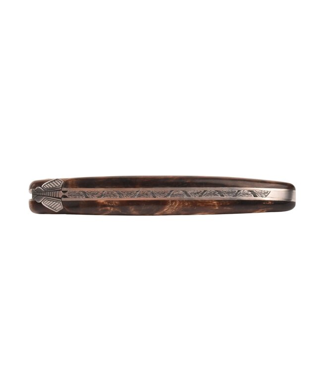 Laguiole en Aubrac Belle pièce - 12cm populierenwortelknol - plein manche
