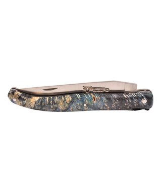 Laguiole en Aubrac Belle pièce - 12cm wortelknol van blauwe vlier - plein manche
