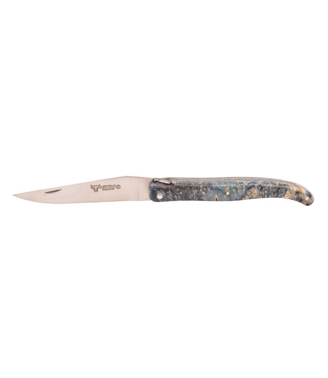 Laguiole en Aubrac Belle pièce - 12cm wortelknol van blauwe vlier - plein manche