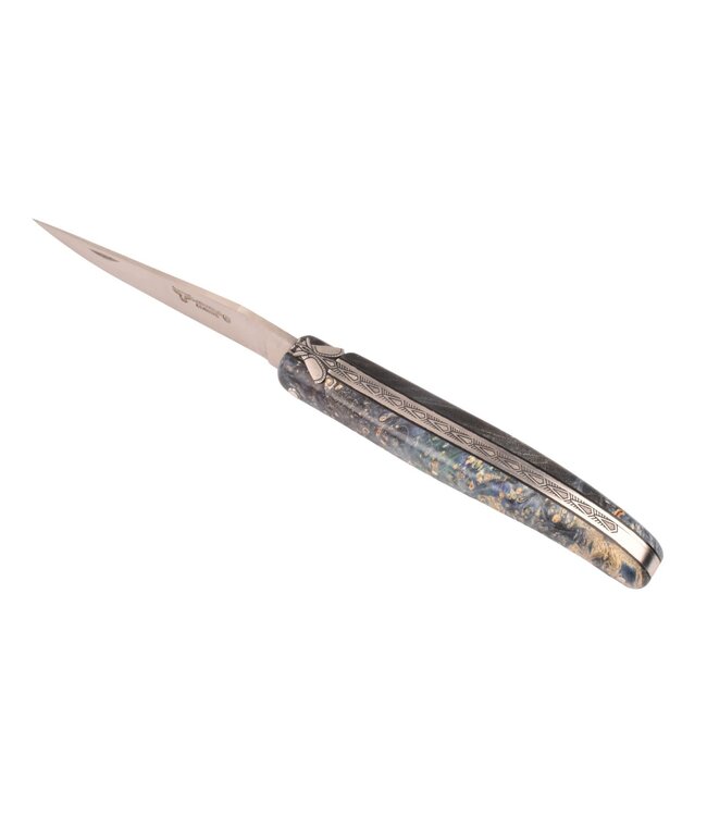 Laguiole en Aubrac Belle pièce - 12cm wortelknol van blauwe vlier - plein manche