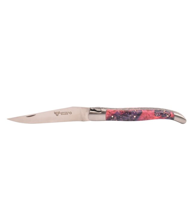 Laguiole en Aubrac Belle pièce - 12cm roze vlierbeswortelknol - mat