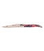 Laguiole en Aubrac Belle pièce - 12cm roze vlierbeswortelknol - mat