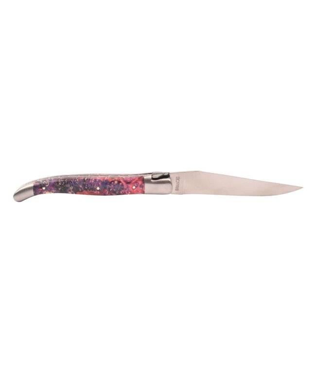 Laguiole en Aubrac Belle pièce - 12cm roze vlierbeswortelknol - mat