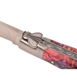 Laguiole en Aubrac Belle pièce 2025/8 - 12cm loupe de sureau rose