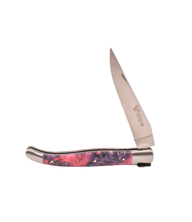 Laguiole en Aubrac Belle pièce - 12cm roze vlierbeswortelknol - mat