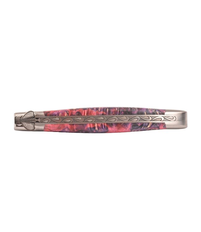 Laguiole en Aubrac Belle pièce - 12cm roze vlierbeswortelknol - mat