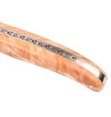 Laguiole en Aubrac Belle pièce 2025/9 - 12cm fourche de peuplier - plein manche