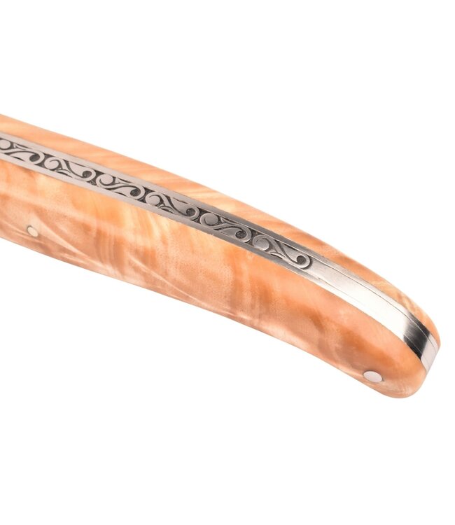 Laguiole en Aubrac Belle pièce 2025/9 - 12cm fourche de peuplier - plein manche