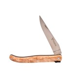 Laguiole en Aubrac Belle pièce 2025/9 - 12cm fourche de peuplier - plein manche