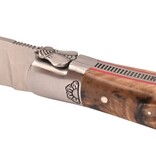 Laguiole en Aubrac Belle pièce 2025/10 - 12cm fourche de peuplier - rode plaatjes