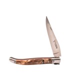 Laguiole en Aubrac Belle pièce 2025/10 - 12cm fourche de peuplier - rode plaatjes