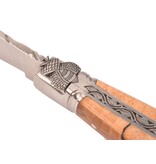 Laguiole en Aubrac Belle pièce 2025/11 - 12cm hêtre d'Aubrac