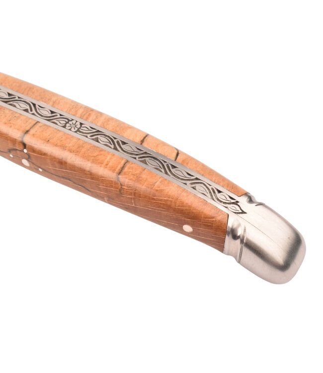 Laguiole en Aubrac Belle pièce - 12cm Aubrac-beuk - speciale bij - mat