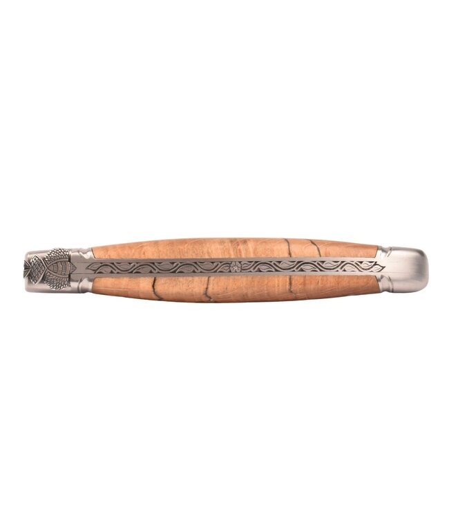 Laguiole en Aubrac Belle pièce - 12cm Aubrac-beuk - speciale bij - mat