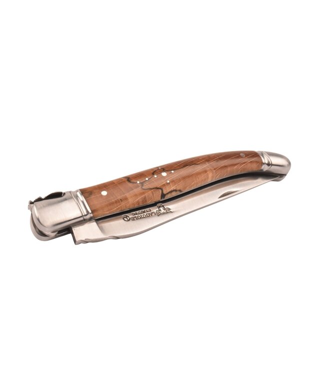 Laguiole en Aubrac Belle pièce - 12cm Aubrac-beuk - speciale bij - mat
