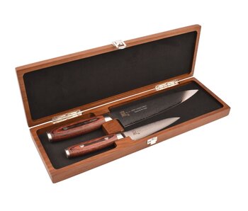 Yaxell Ran Japanse messenset - Limited Edition - mahoniehout