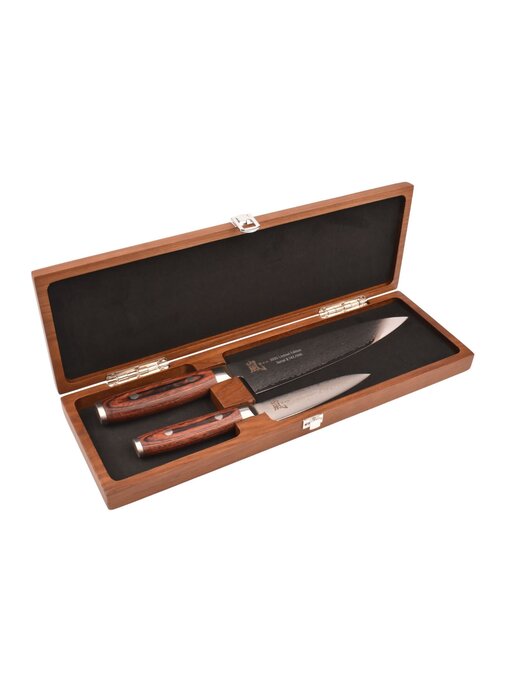 Yaxell Ran Japanse messenset - Limited Edition - mahoniehout