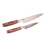 Yaxell Ran Japanse messenset - Limited Edition - mahoniehout