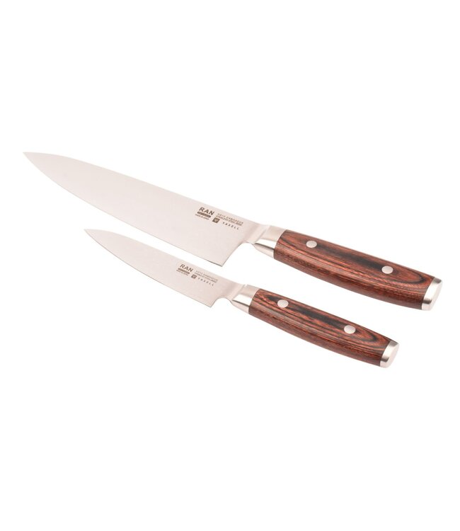 Yaxell Ran Japanse messenset - Limited Edition - mahoniehout