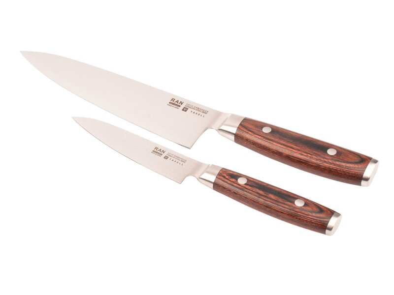 Yaxell Ran Japanse messenset - Limited Edition - mahoniehout