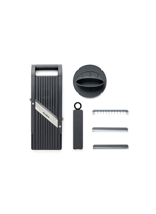Global GSL-95 mandoline - 95mm breed met 3 messen
