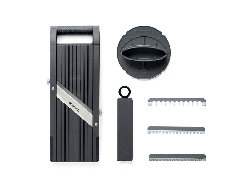 Global GSL-95 mandoline - 95mm breed met 3 messen