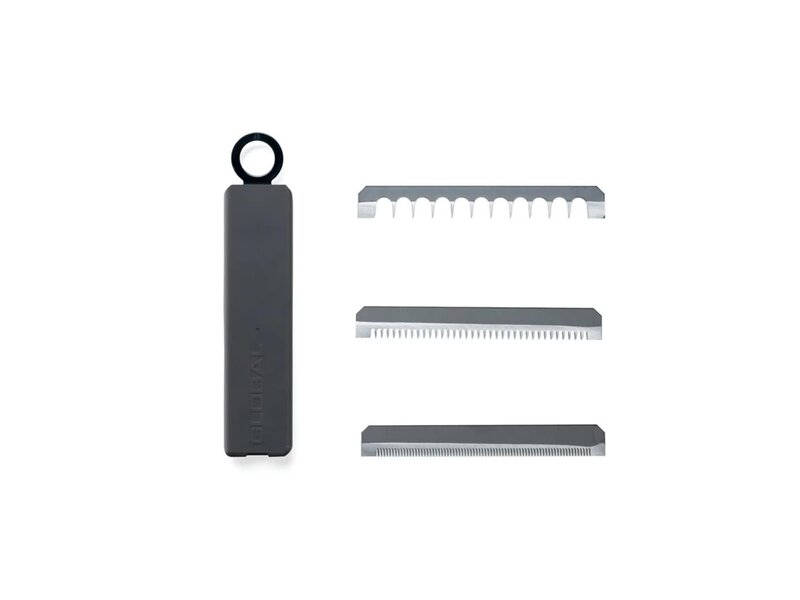 Global GSL-95 mandoline - 95mm breed met 3 messen