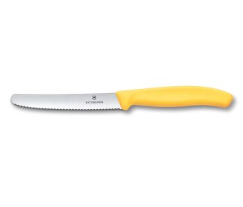 Victorinox Swiss Classic tafel/tomatenmes - geel