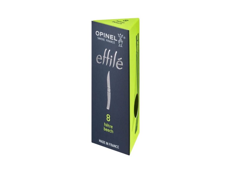 Opinel N°08 effilé met heft in beuk