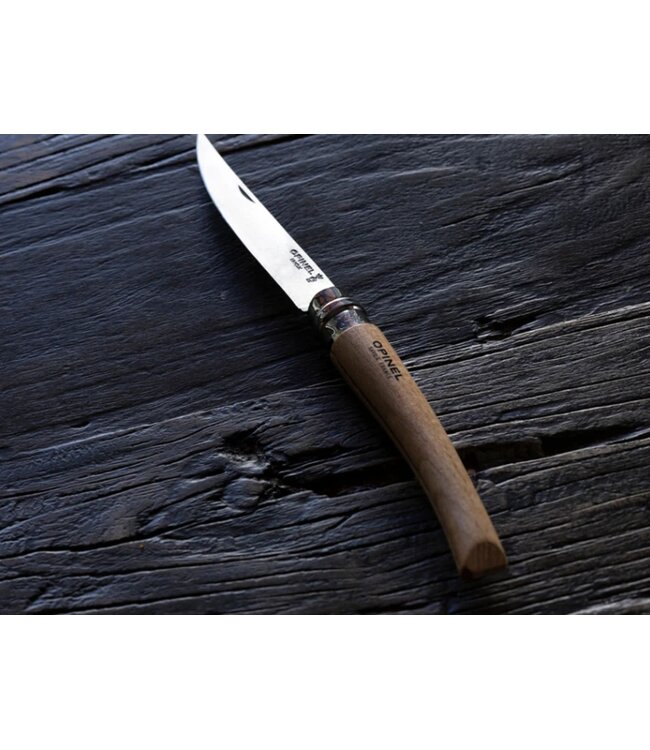 Opinel N°08 effilé met heft in beuk