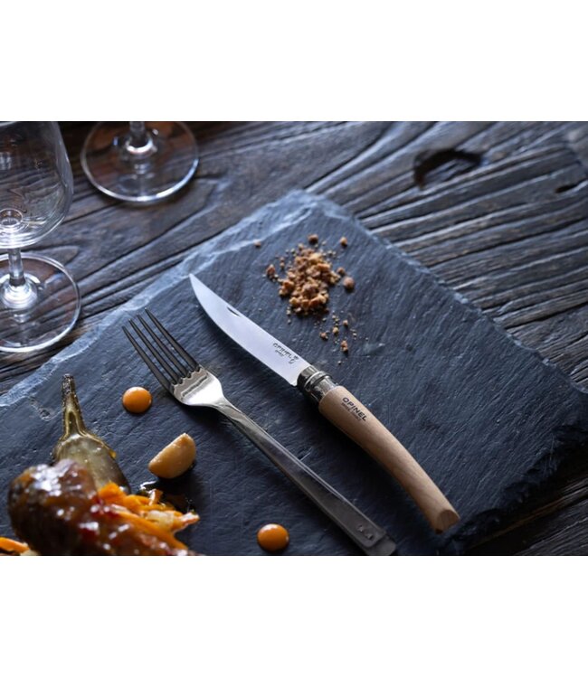 Opinel N°10 effilé met heft in beuk