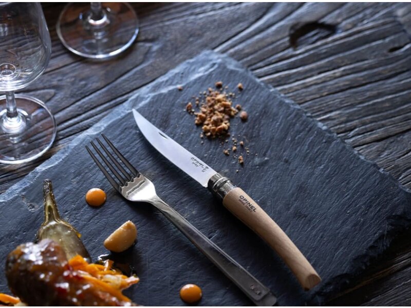 Opinel N°10 effilé met heft in beuk