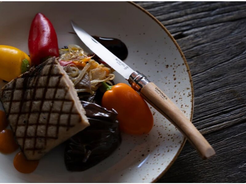 Opinel N°10 effilé met heft in beuk