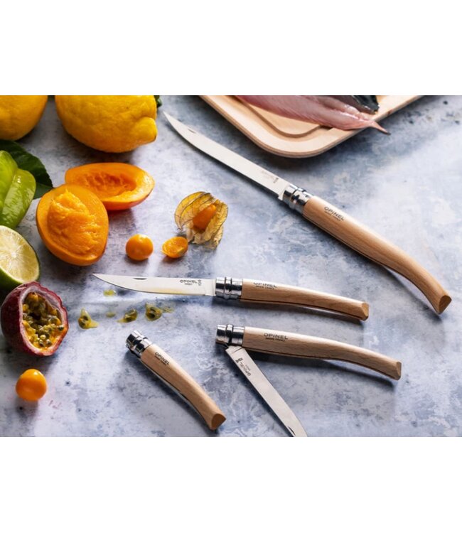 Opinel N°10 effilé met heft in beuk