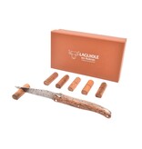 Laguiole en Aubrac steuntjes in acacia hout voor steakmessen