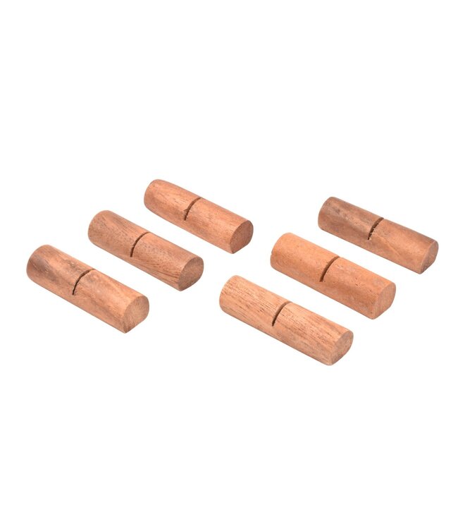 Laguiole en Aubrac steuntjes in acacia hout voor steakmessen