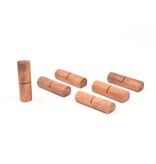 Laguiole en Aubrac steuntjes in acacia hout voor steakmessen