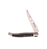 Laguiole en Aubrac 12cm ebben- double platines - glanzend