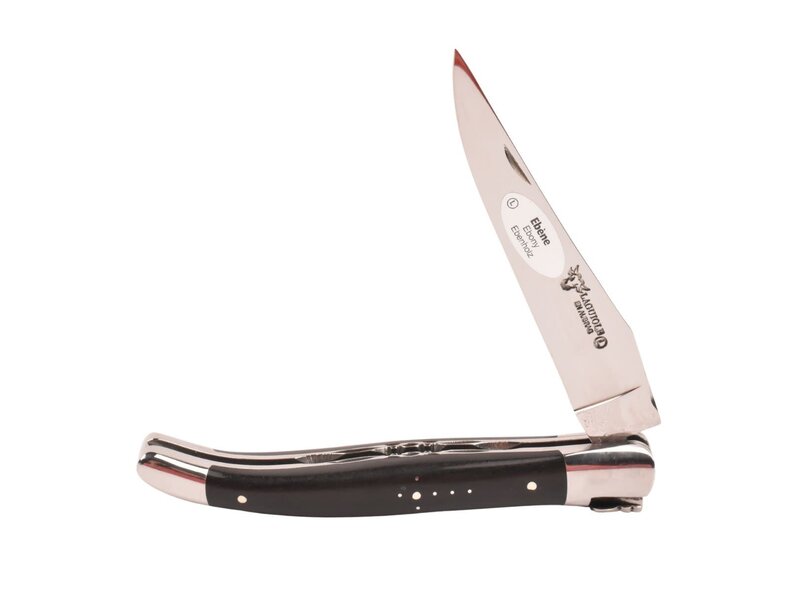 Laguiole en Aubrac 12cm ebben- double platines - glanzend