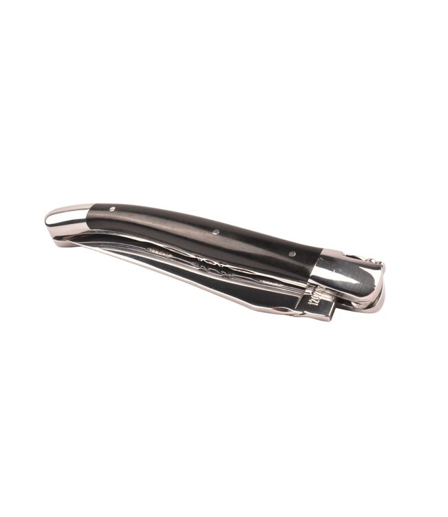 Laguiole en Aubrac 12cm ebbenhout - double platines - glanzend
