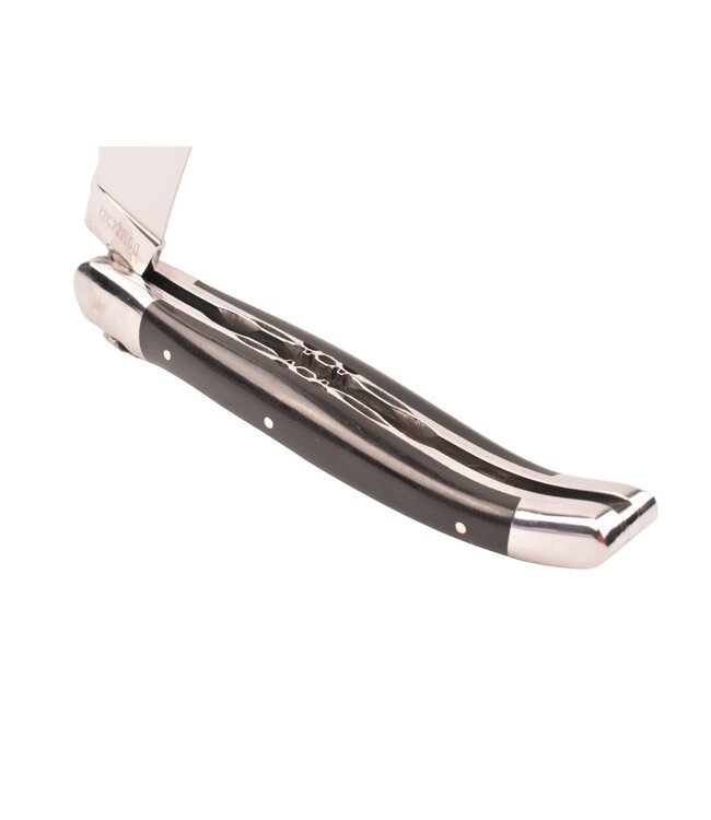 Laguiole en Aubrac 12cm ebbenhout - double platines - glanzend