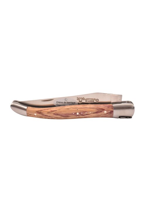 Laguiole en Aubrac 12cm wijnvat eik - double platines - mat