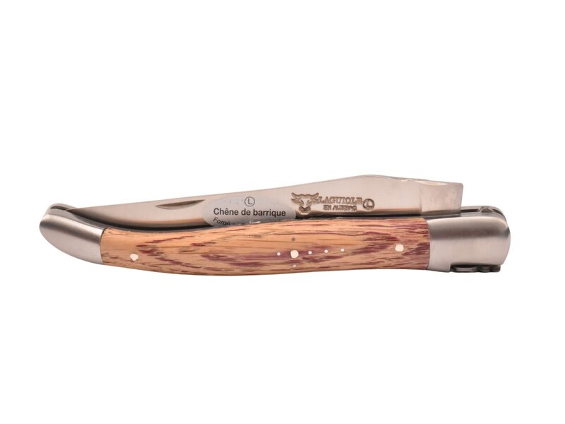 Laguiole en Aubrac 12cm wijnvat eik - double platines - mat