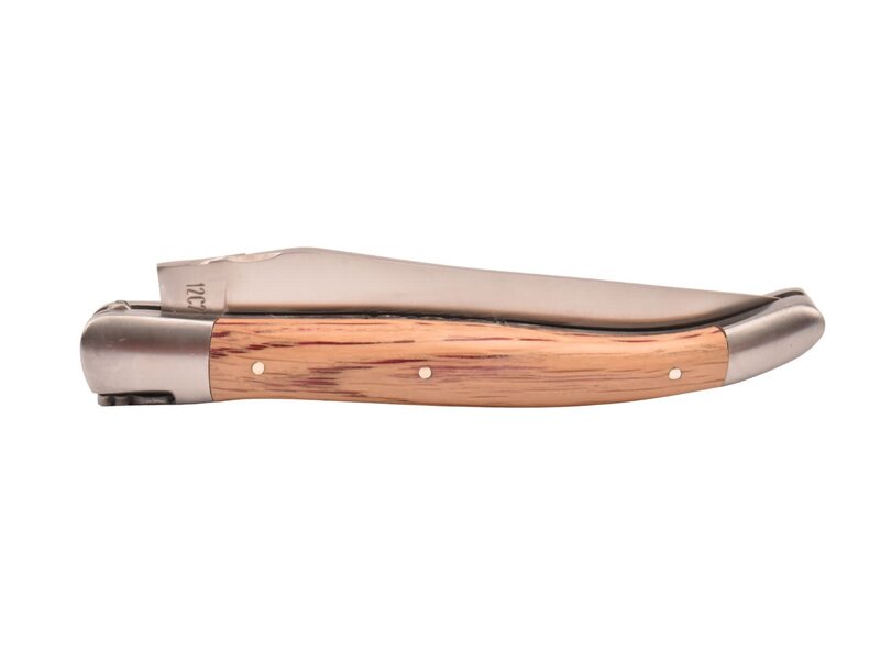 Laguiole en Aubrac 12cm wijnvat eik - double platines - mat