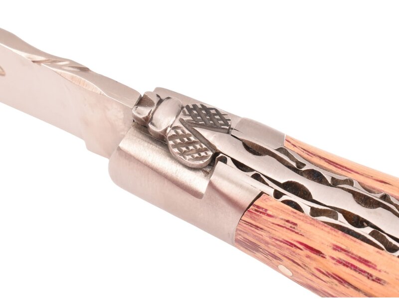 Laguiole en Aubrac 12cm wijnvat eik - double platines - mat