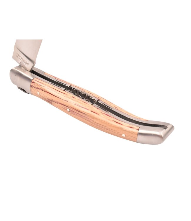 Laguiole en Aubrac 12cm wijnvat eik - double platines - mat