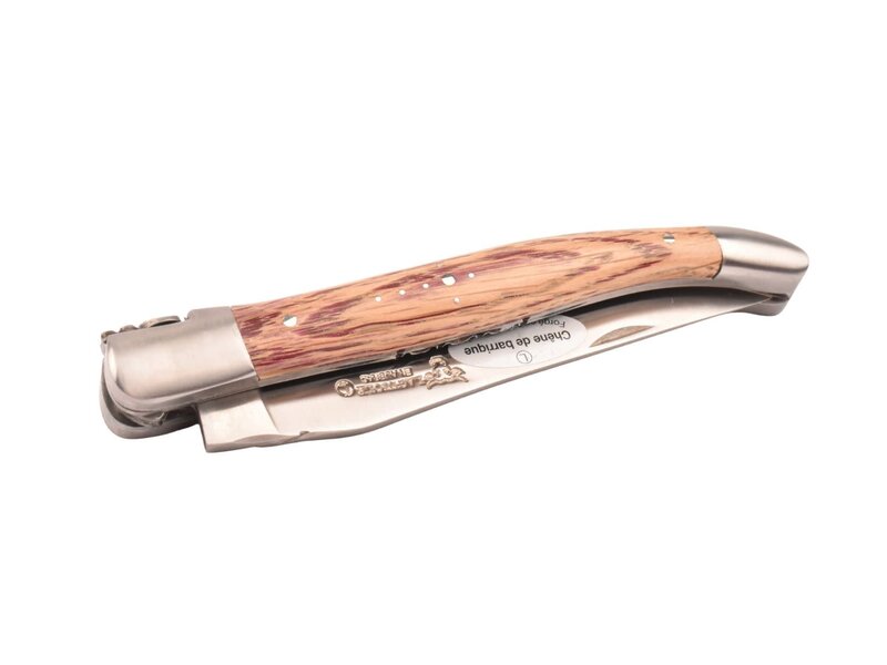 Laguiole en Aubrac 12cm wijnvat eik - double platines - mat