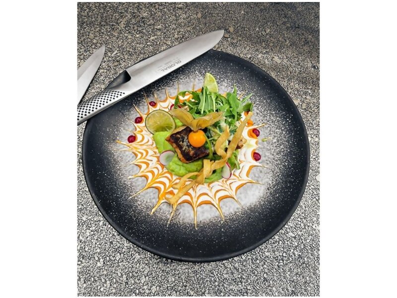 Global G-4615 messenset 2-delig - G-46 santoku 18cm en GSF-15 officemes 8cm