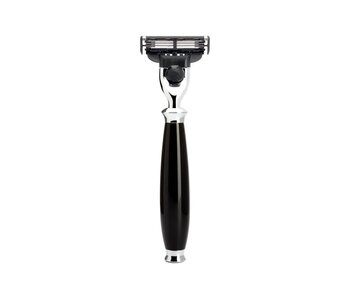 Muhle Purist Gillette® Mach3® scheerapparaat - zwart edelhars