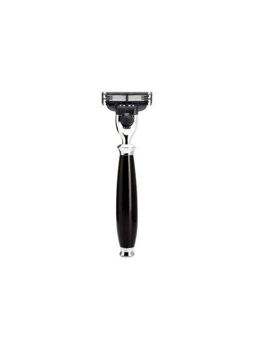 Muhle Purist Gillette® Mach3® scheerapparaat - zwart edelhars